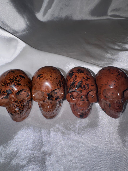 Mahogany Obsidian Skull
