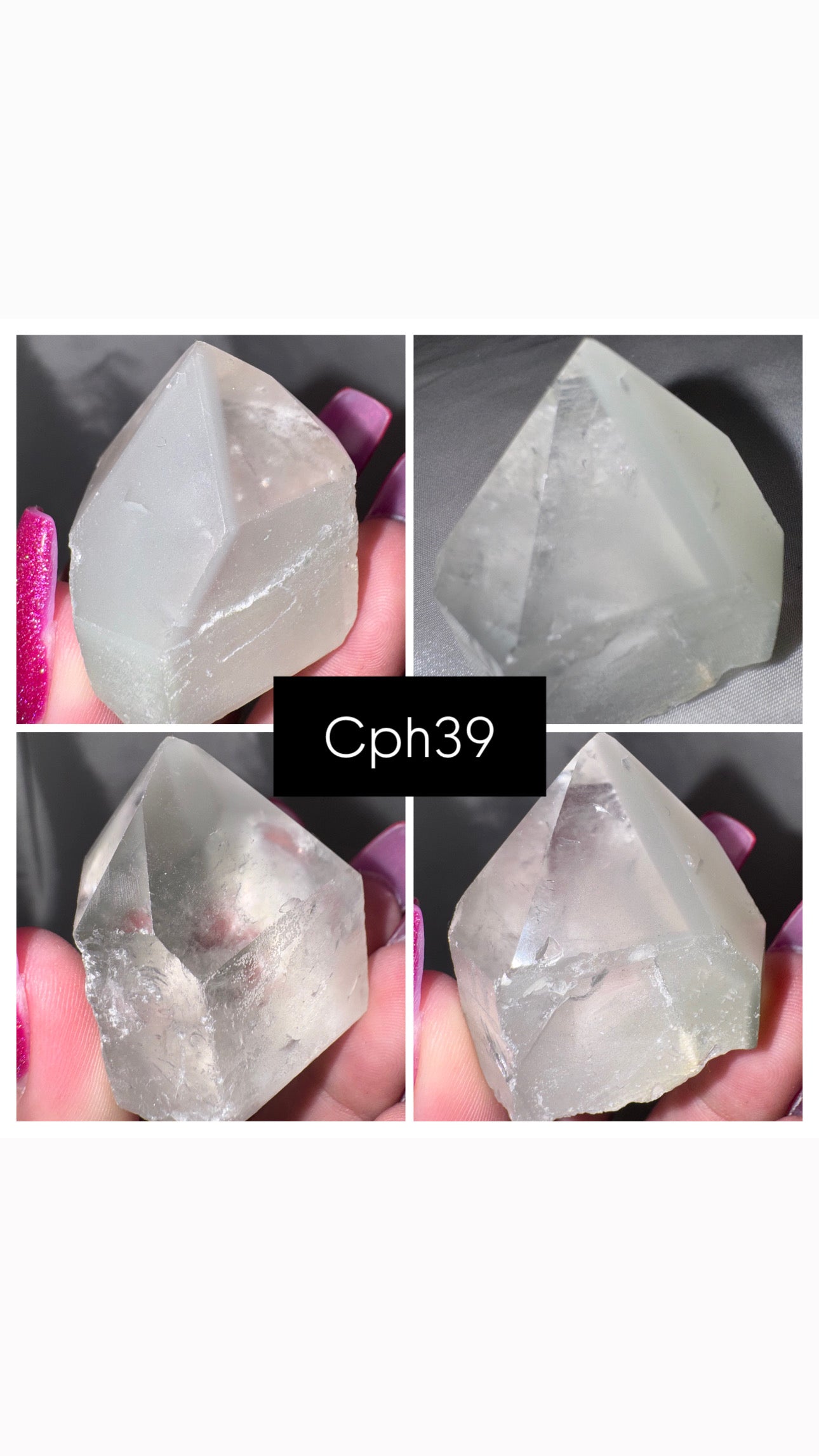 Chlorite Phantom Quartz AAA Raw Tower