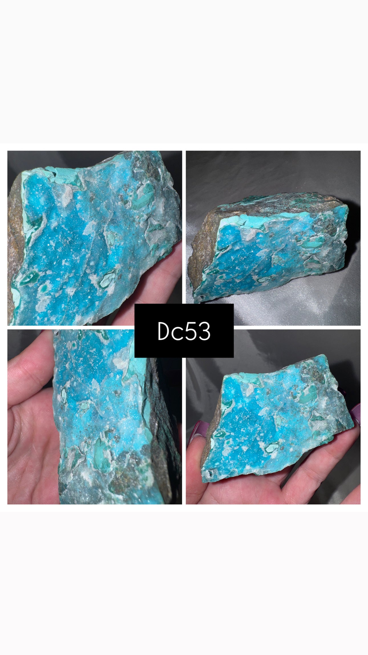Blue Chrysocolla Specimen