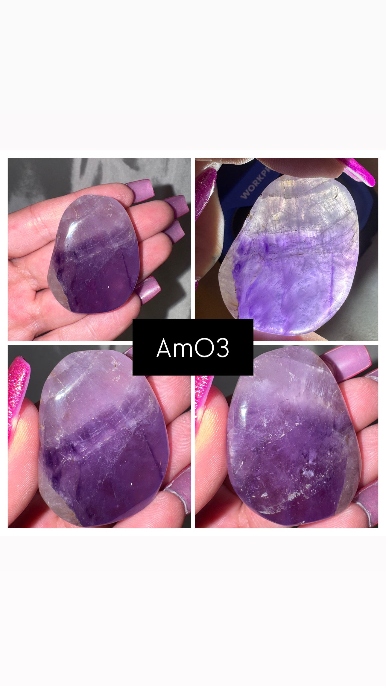 Phantom Amethyst AA Palmstone