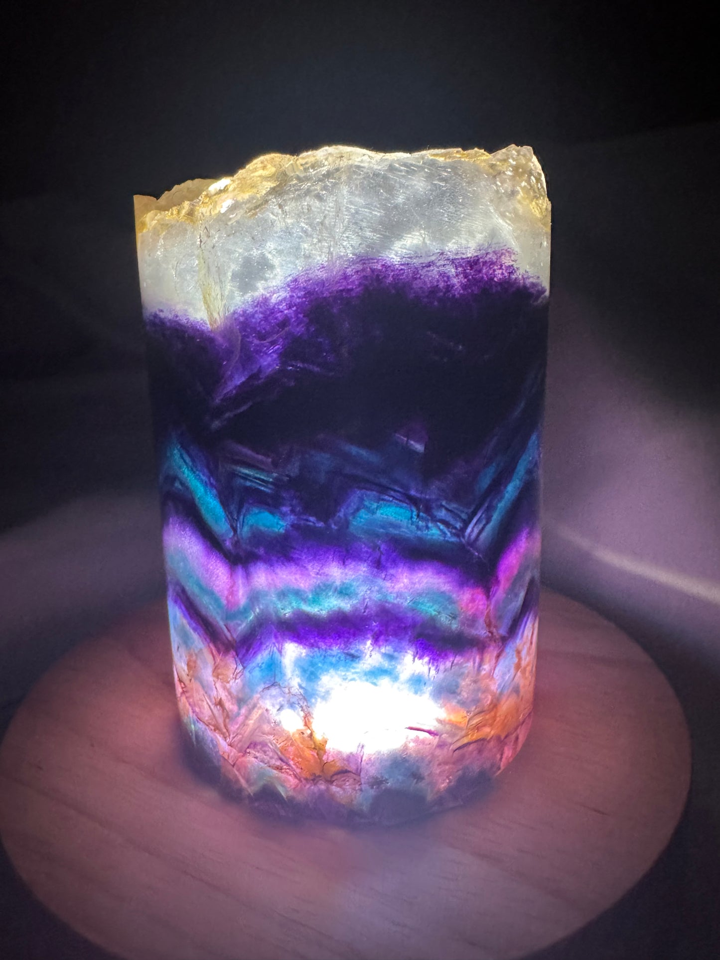 Fluorite Lamp