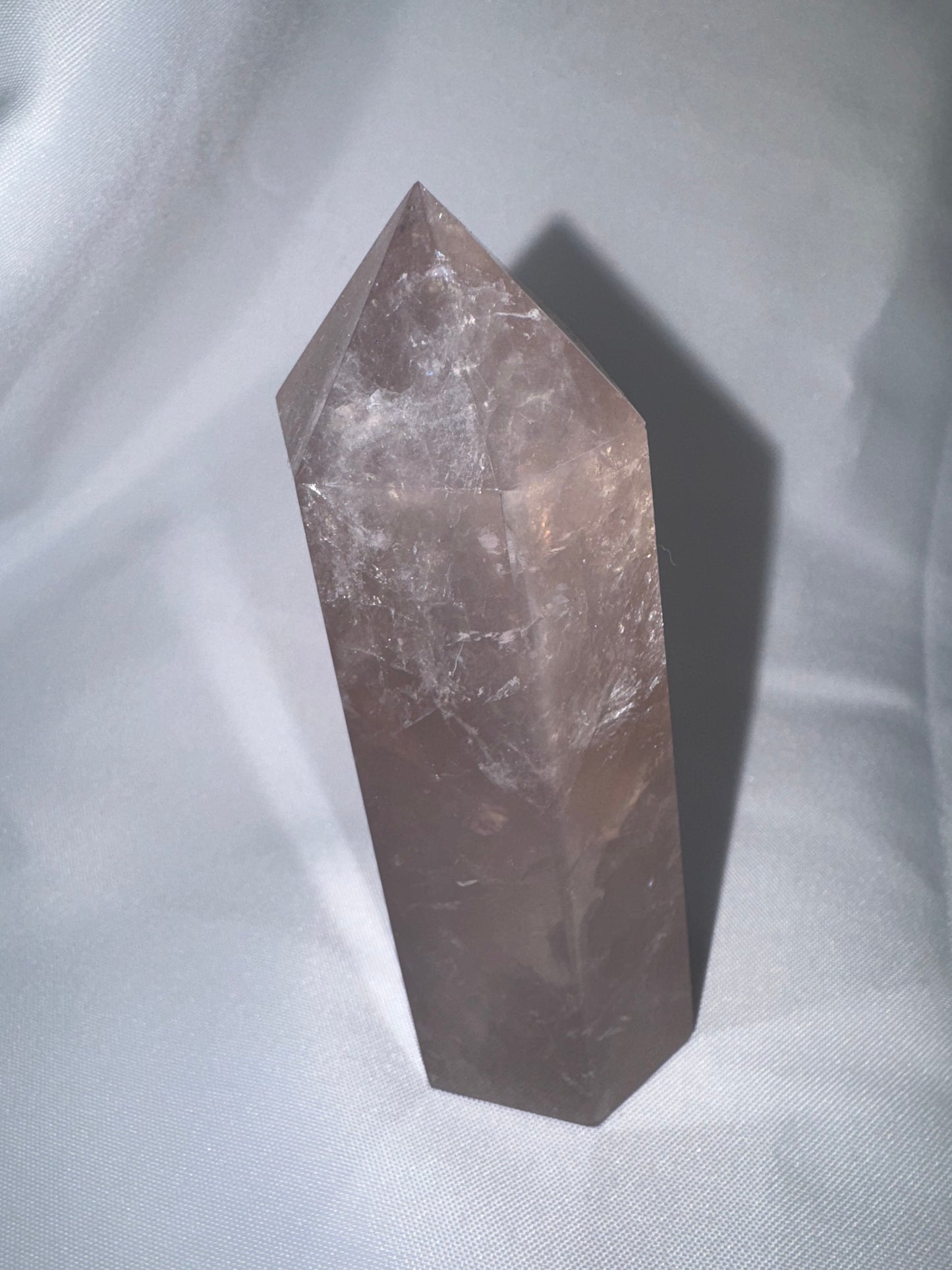 Lavender Rose Quartz AAA Large Tower