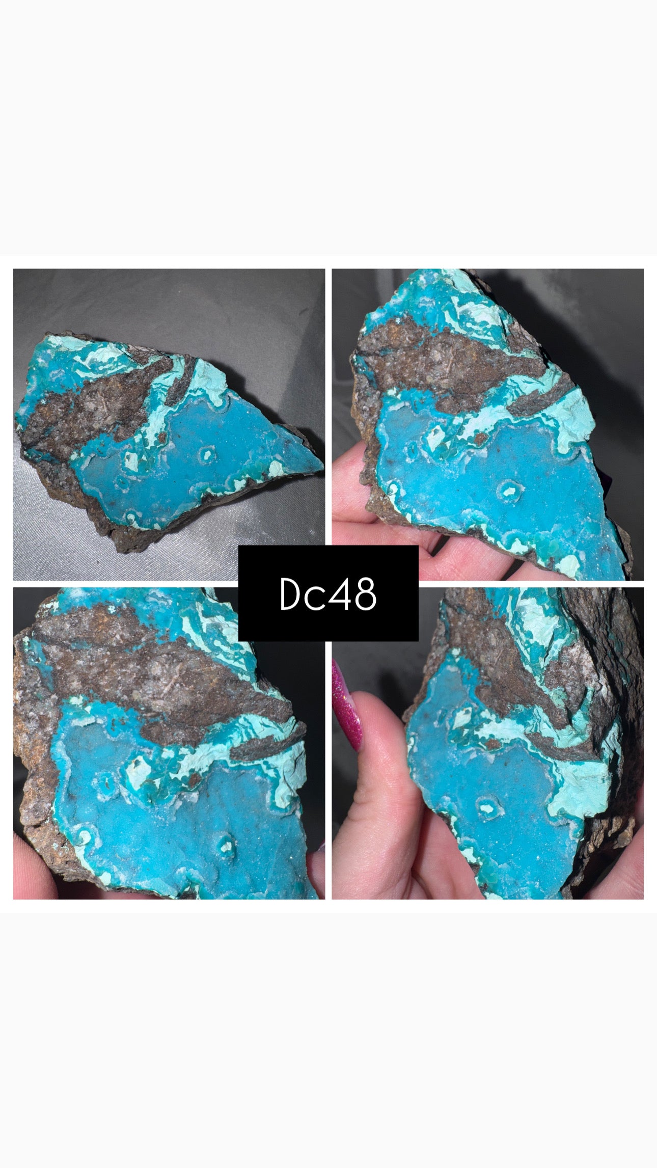 Blue Chrysocolla Specimen