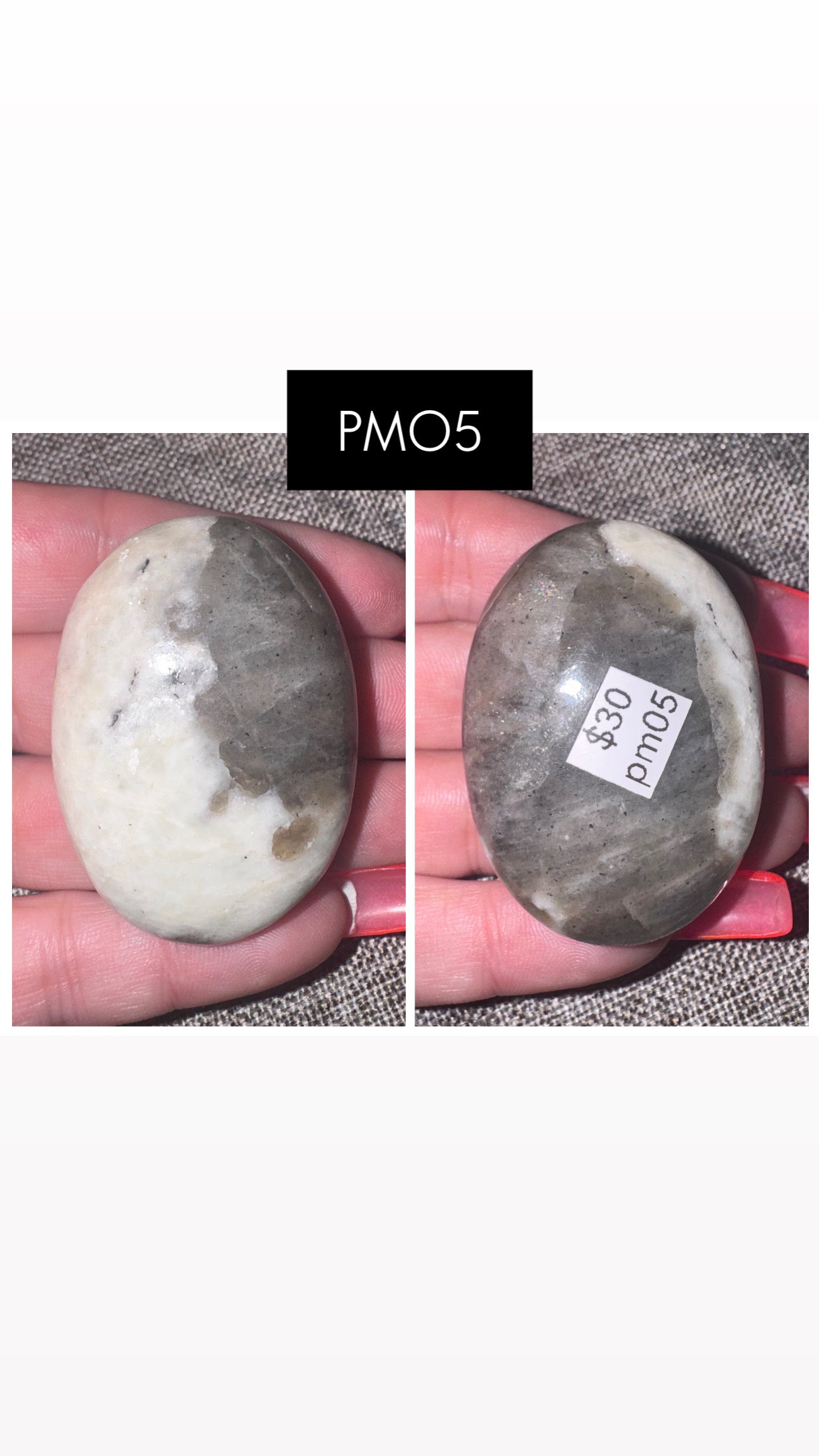 Polarity Moonstone Palmstone