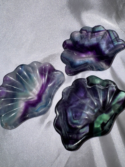 Fluorite Shell Bowl