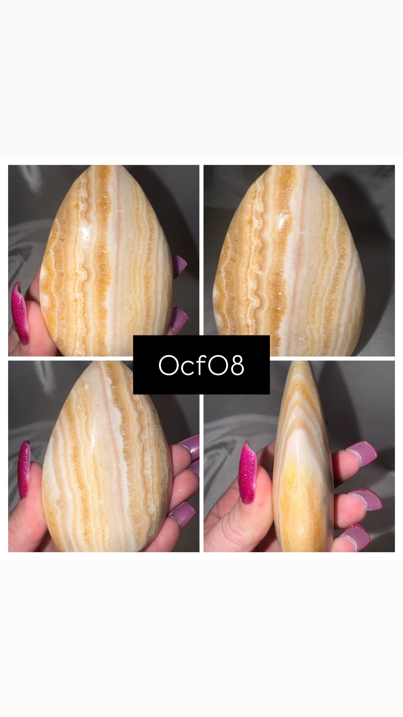 Orange Calcite Flame