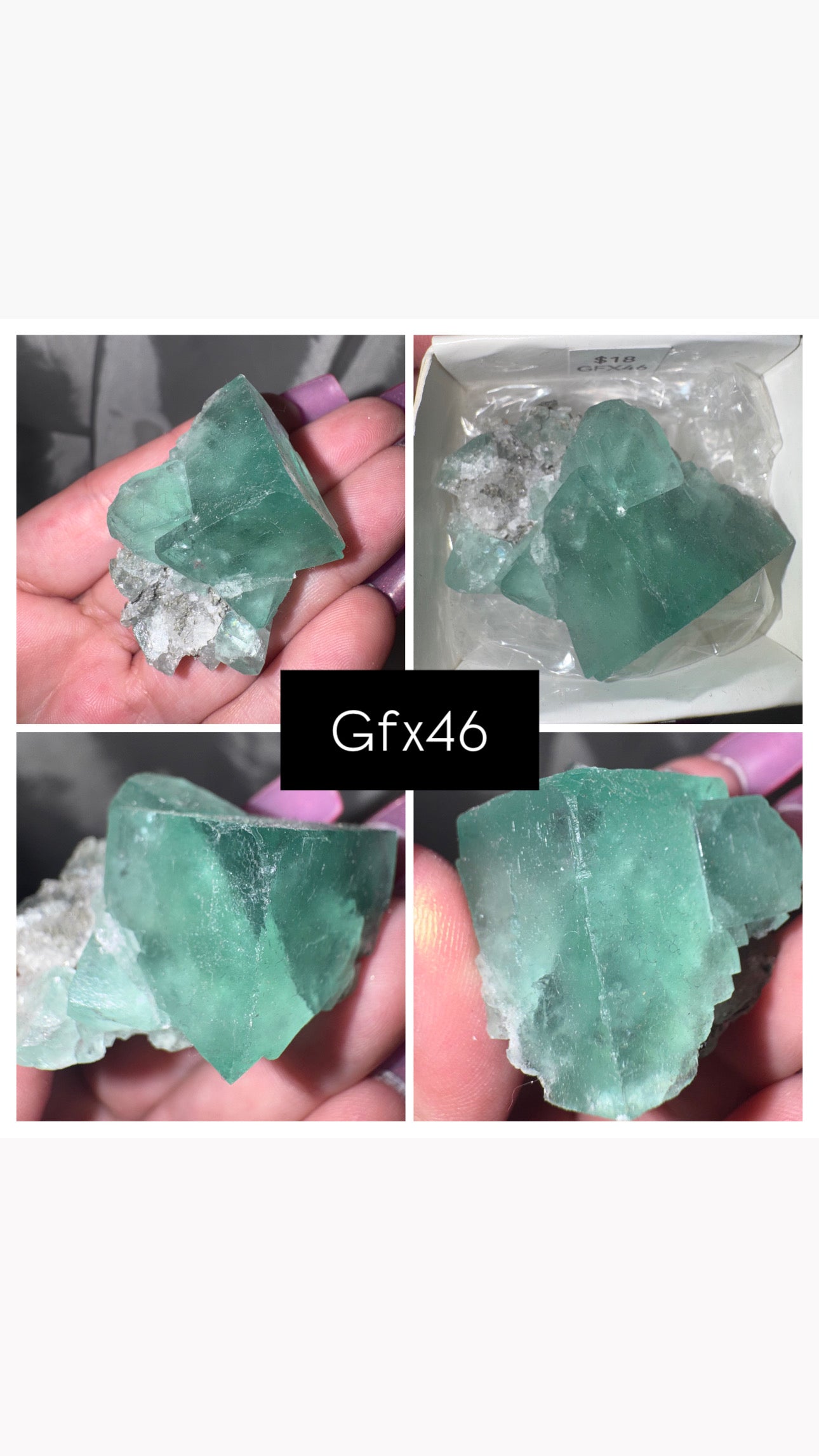 Green Cubic Fluorite Specimen