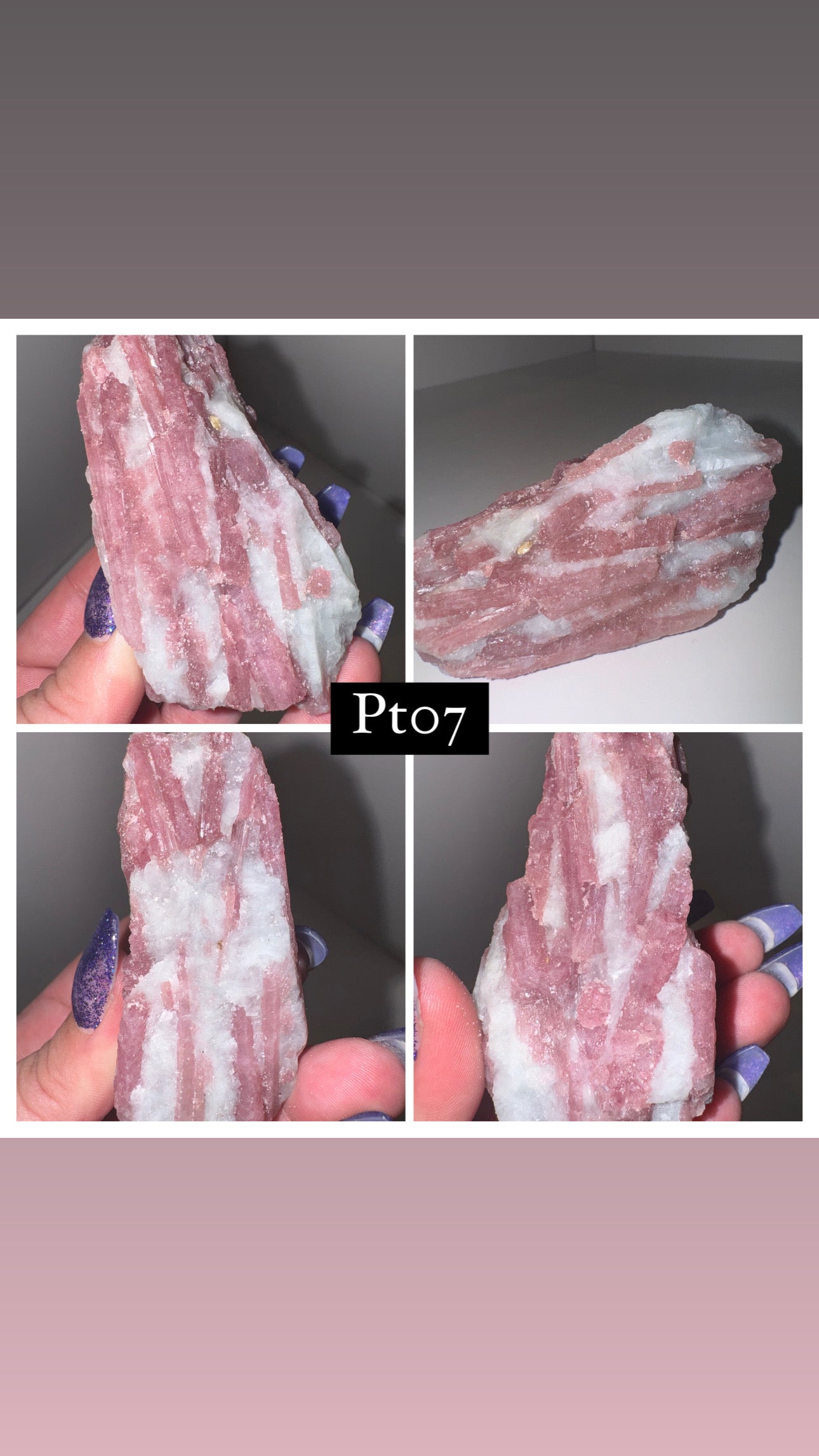 Pink Tourmaline in Albite Matrix