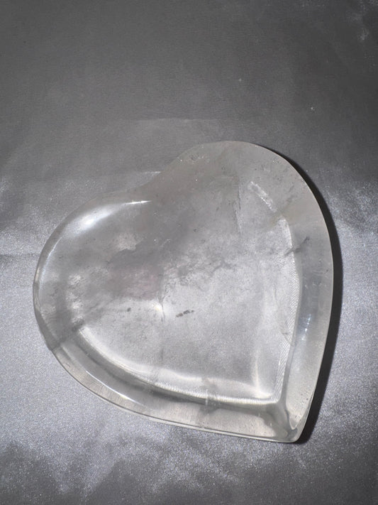 Clear Quartz Heart Bowl