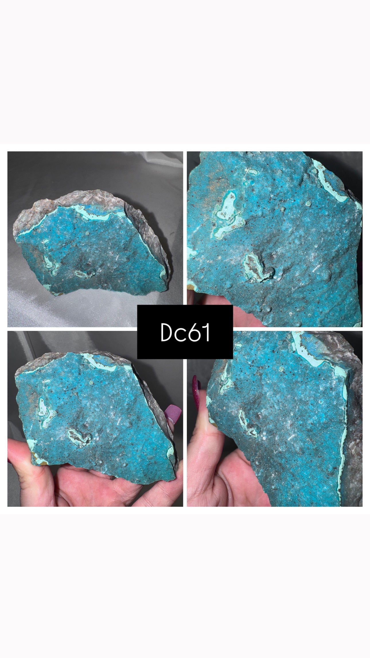 Blue Chrysocolla Specimen