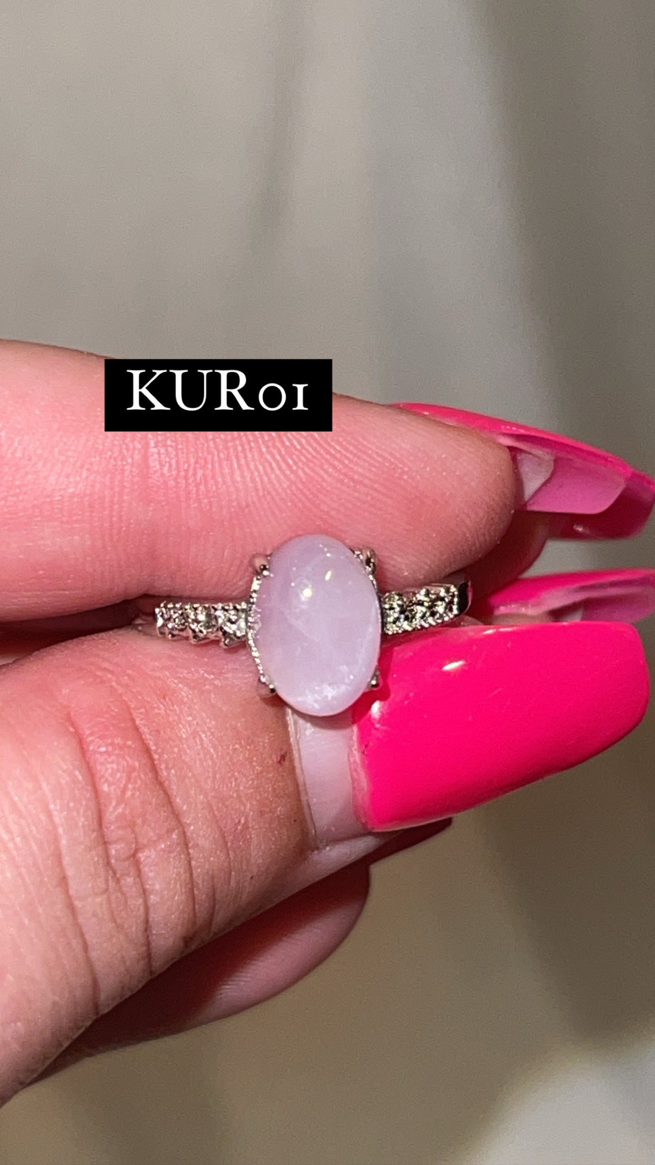 Kunzite AAA Adjustable Ring (Choose Your Own)