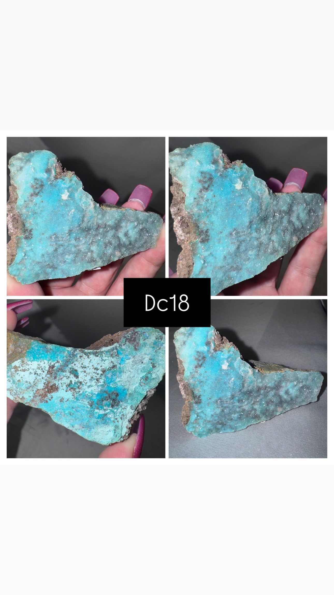 Blue Chrysocolla Specimen