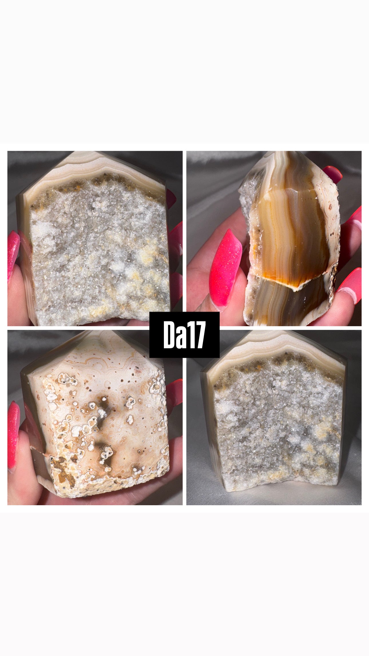 Druzy Agate Tower