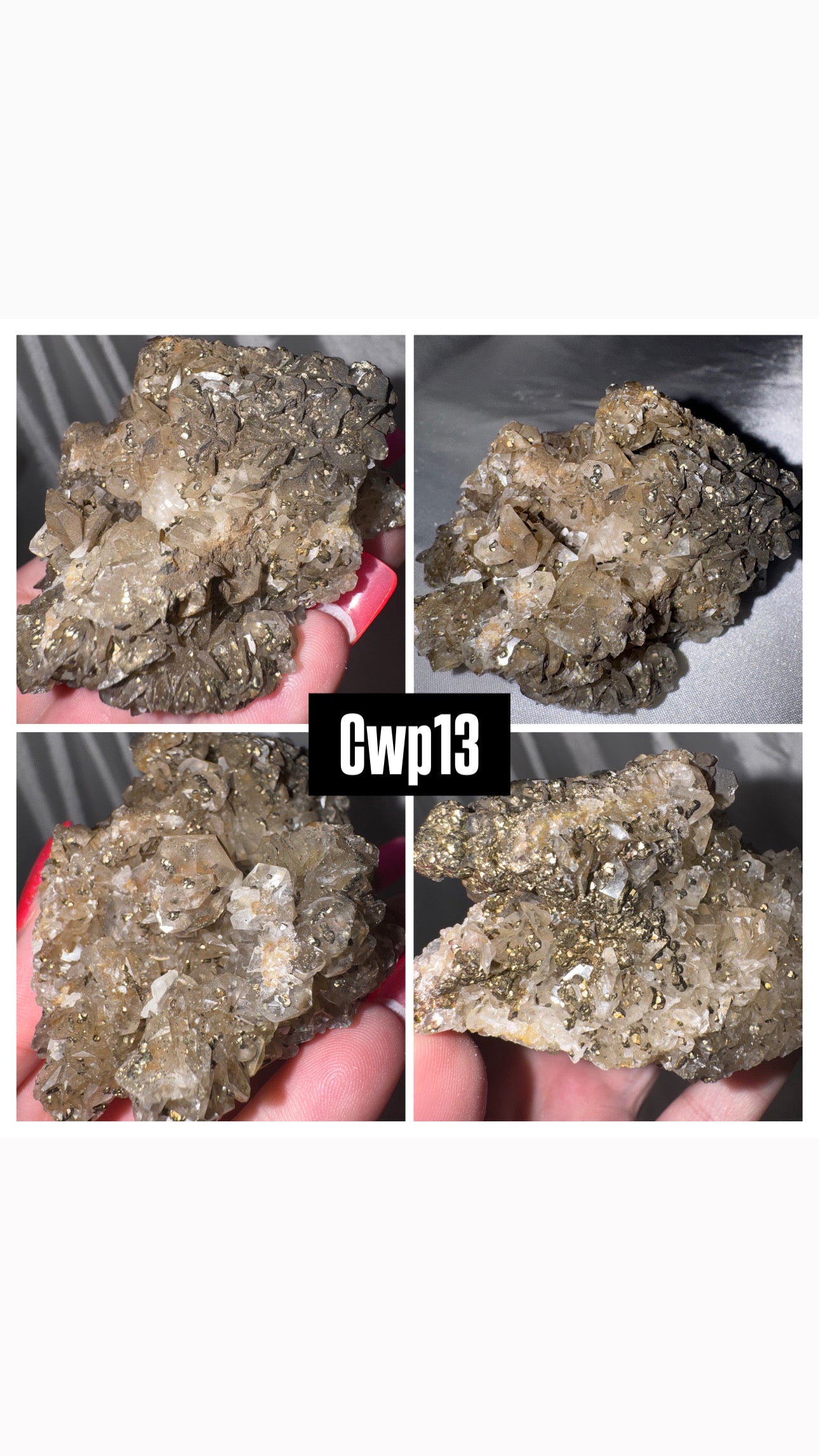 Chocolate Calcite with Pyrite AAA Specimen