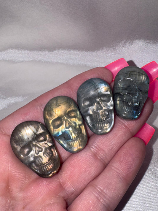 Labradorite Skull