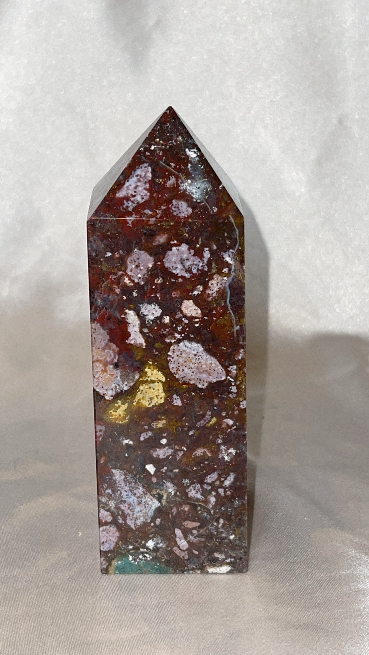 Purple Ocean Jasper Large Tower