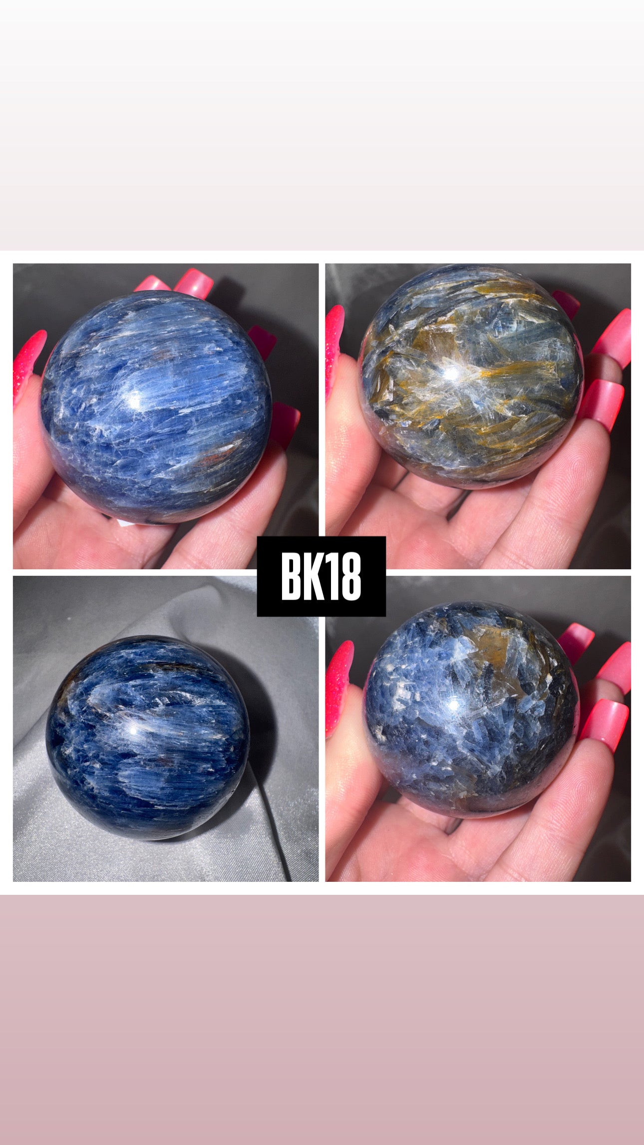 Blue Kyanite Sphere