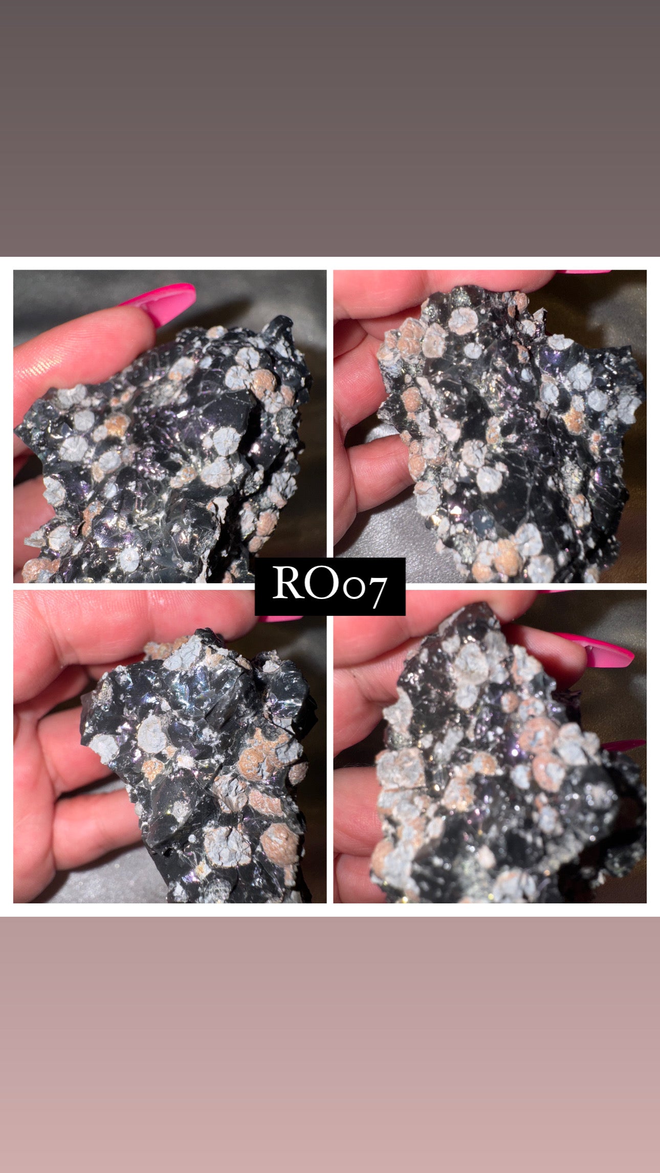 Rainbow Obsidian Raw (Natural Aura!)