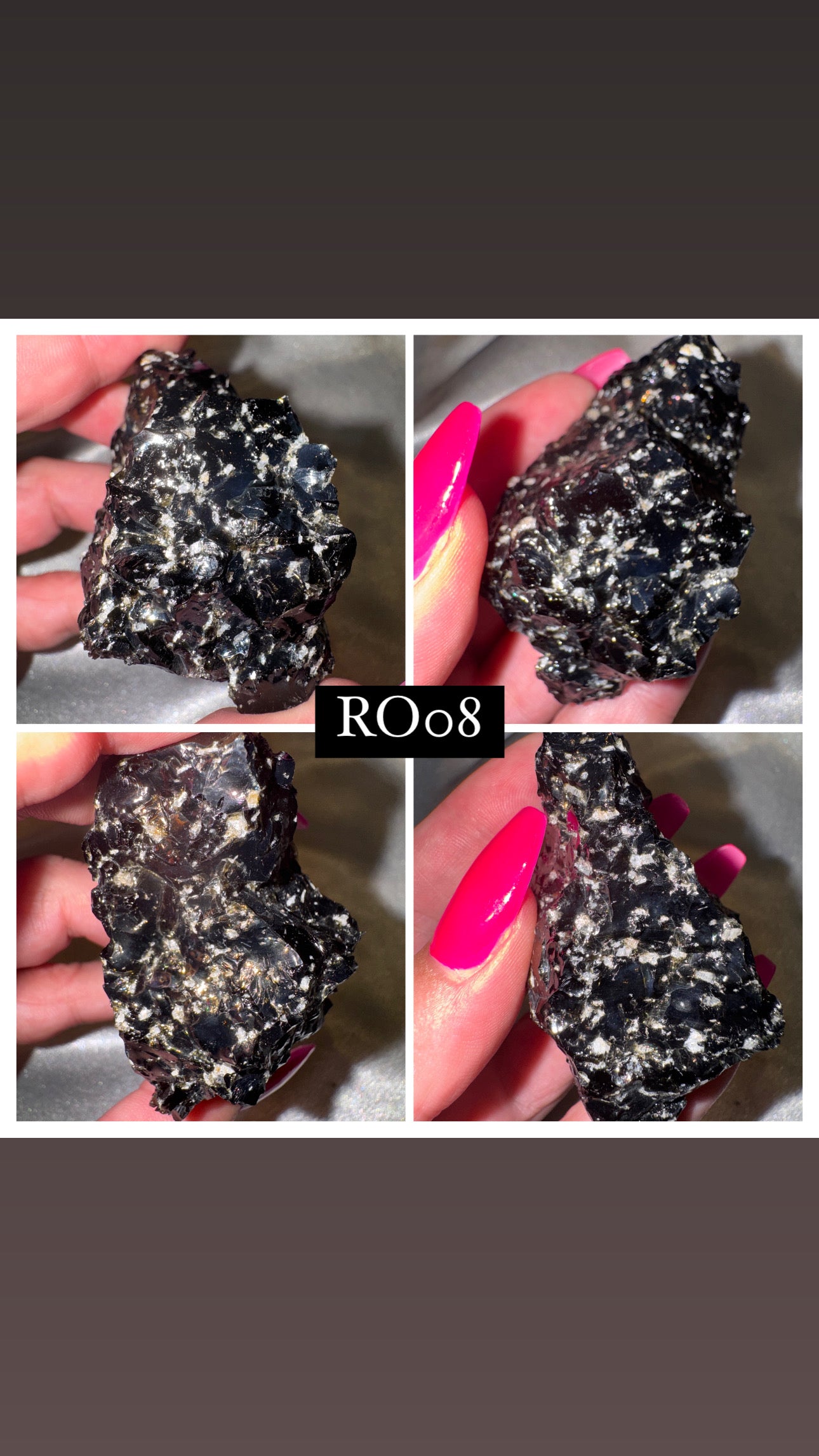 Rainbow Obsidian Raw (Natural Aura!)