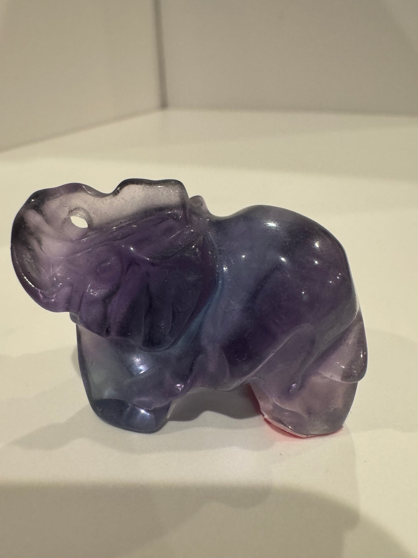 Crystal Elephant Carving