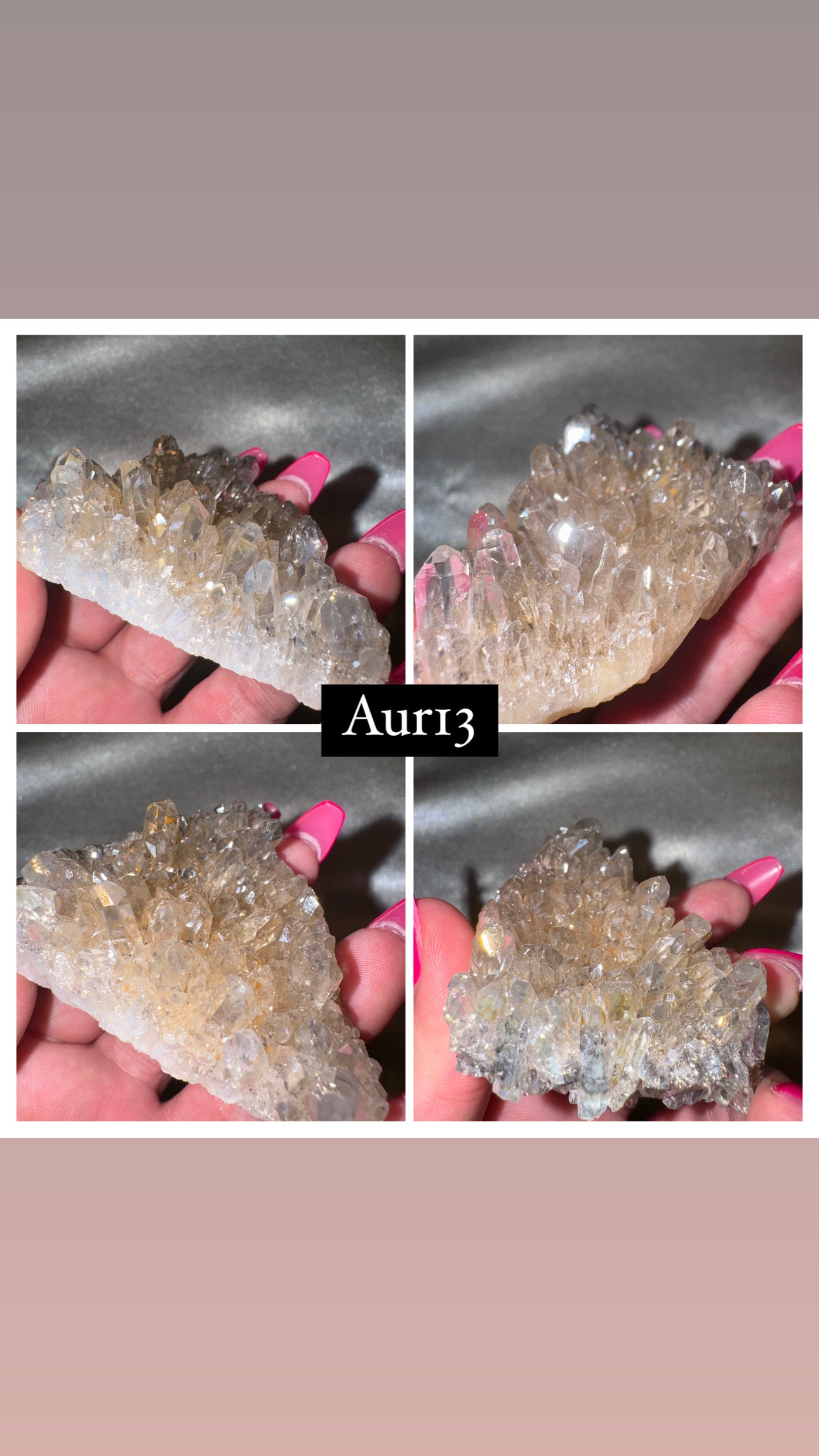 Aura Chrysanthemum Needle Quartz Specimen