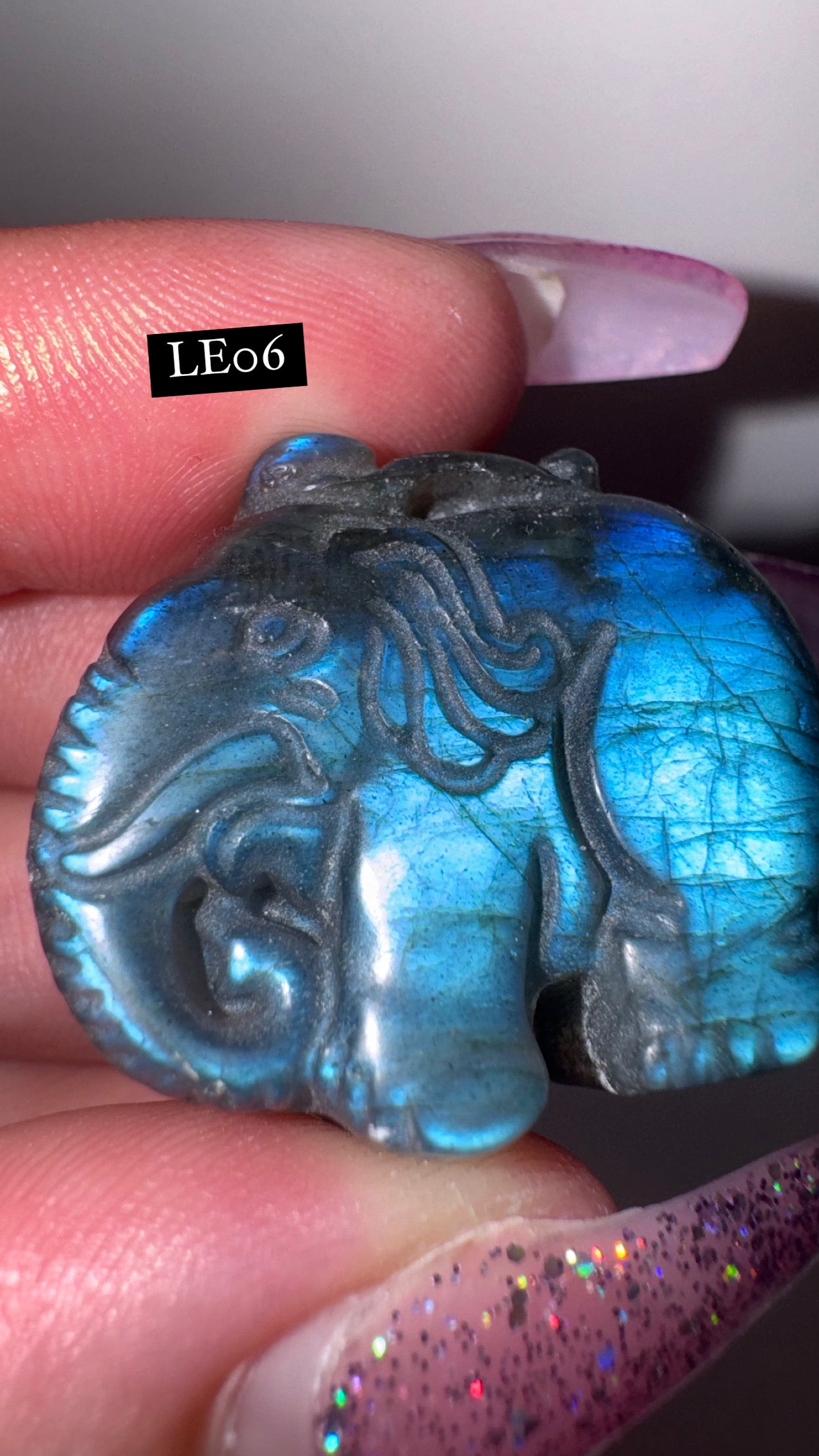 Labradorite Elephant