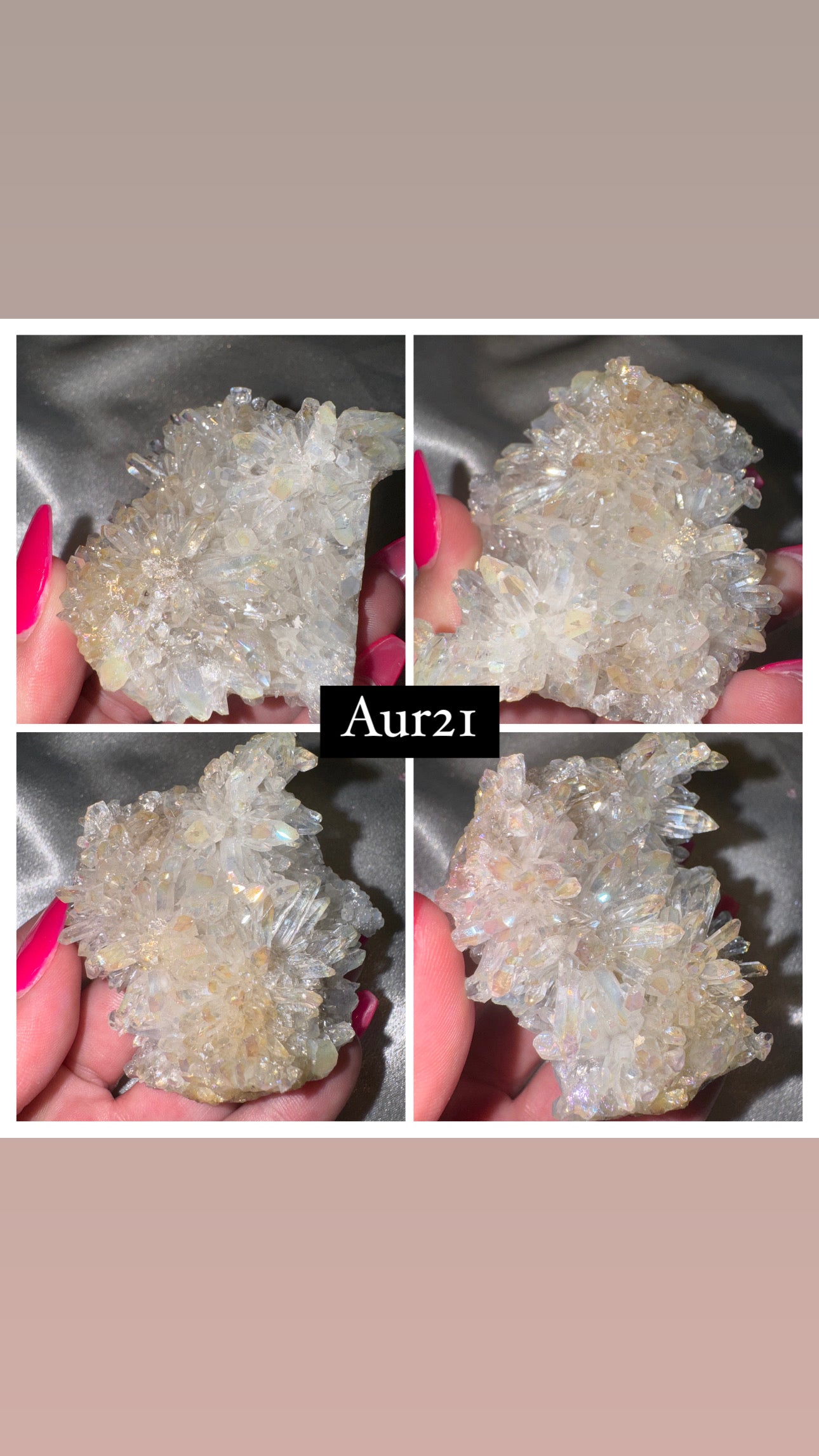 Aura Chrysanthemum Needle Quartz Specimen