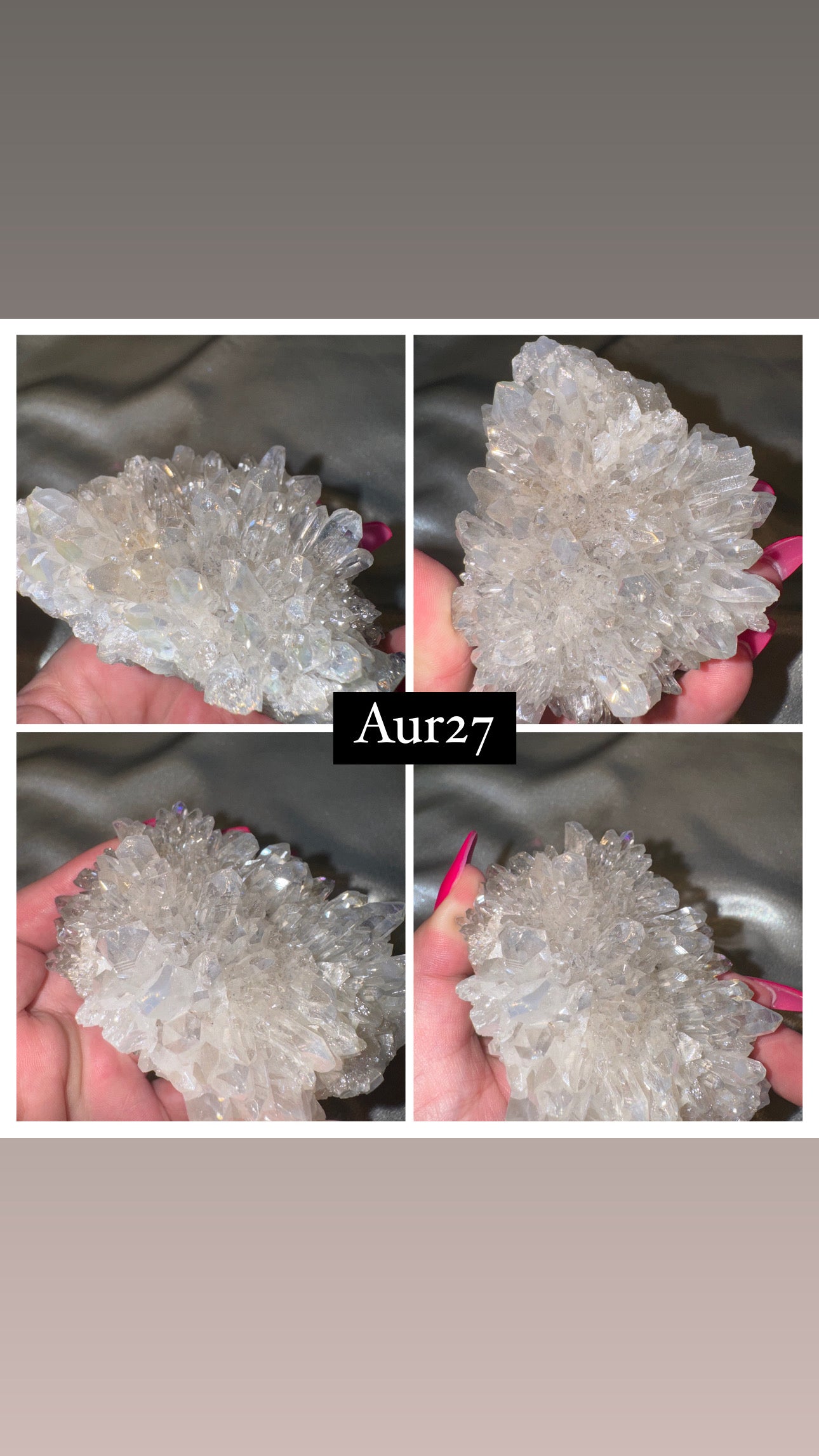 Aura Chrysanthemum Needle Quartz Specimen