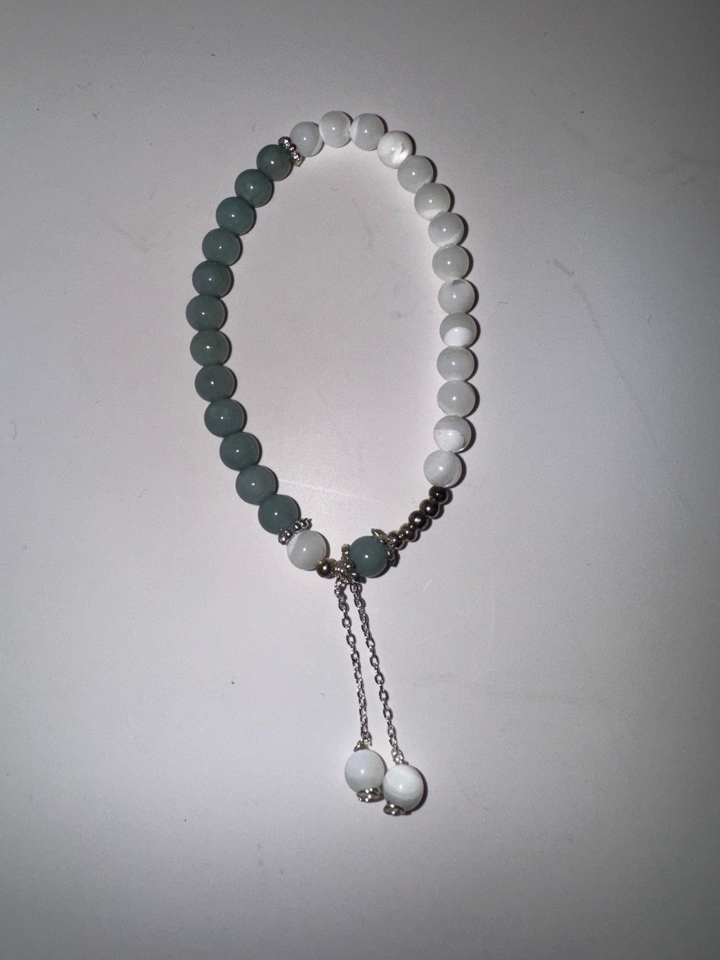 Jade & Mother of Pearl 6mm Bracelet