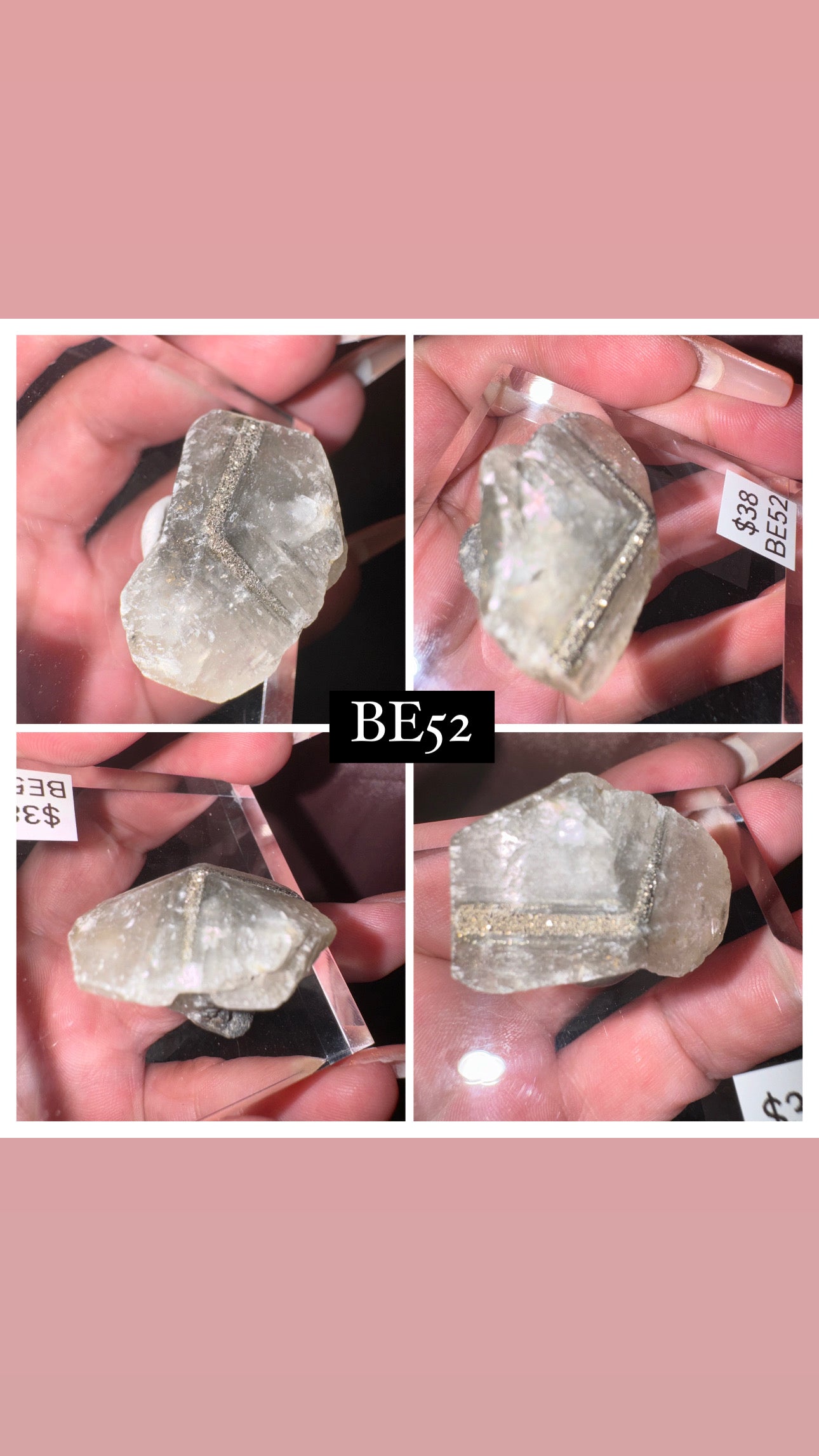 Rare “Mercedes Benz” Calcite Specimen (Choose your own!)