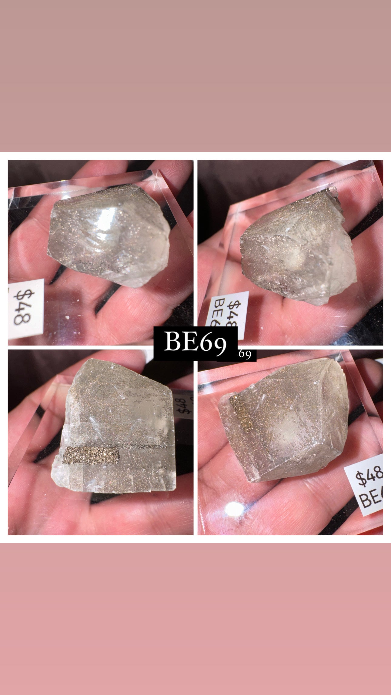 Rare “Mercedes Benz” Calcite Specimen (Choose your own!)