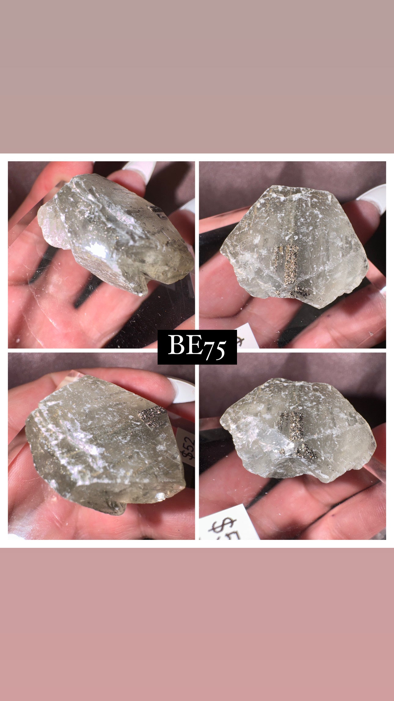 Rare “Mercedes Benz” Calcite Specimen (Choose your own!)