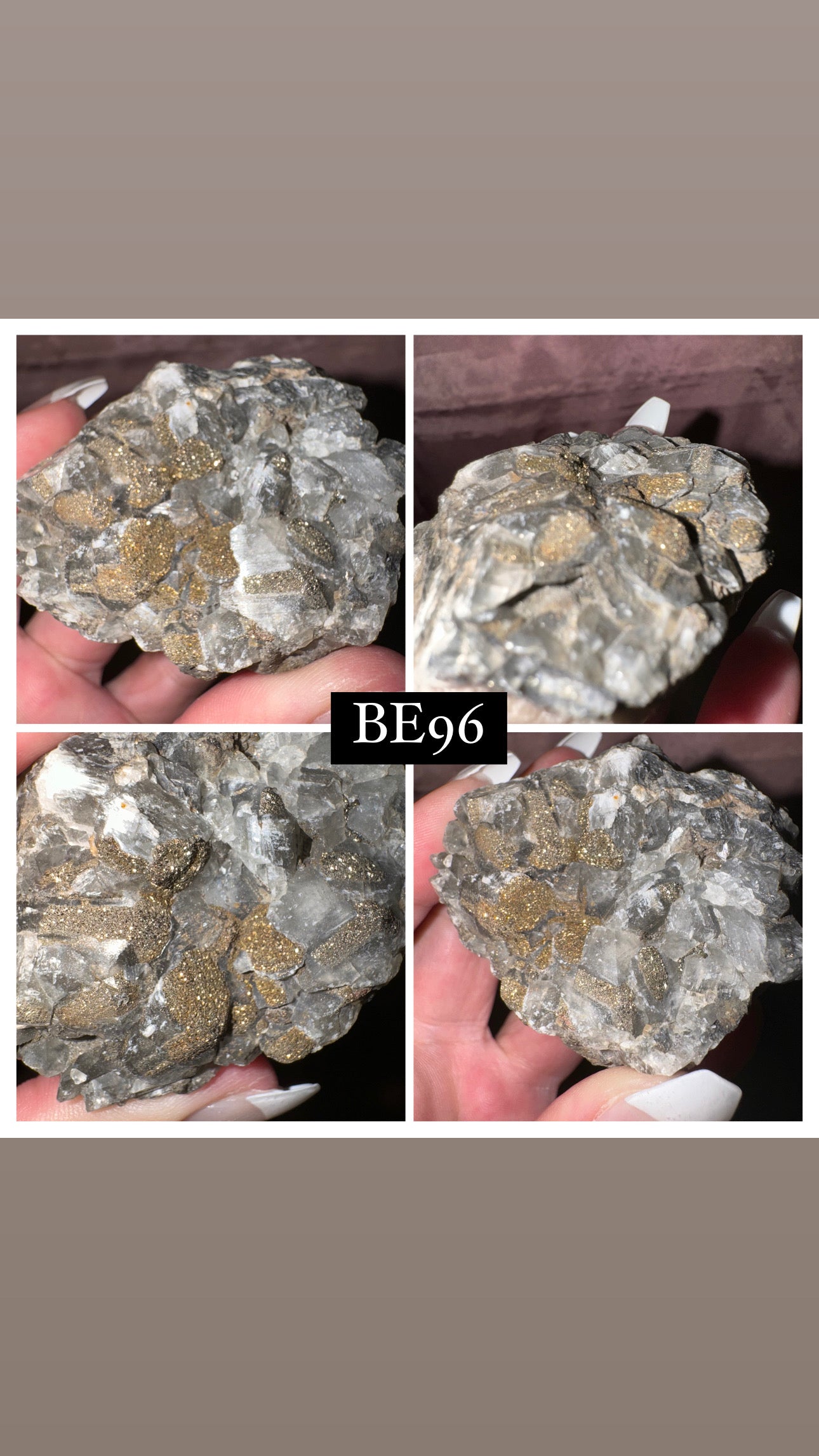 Rare “Mercedes Benz” Calcite Specimen (Choose your own!)