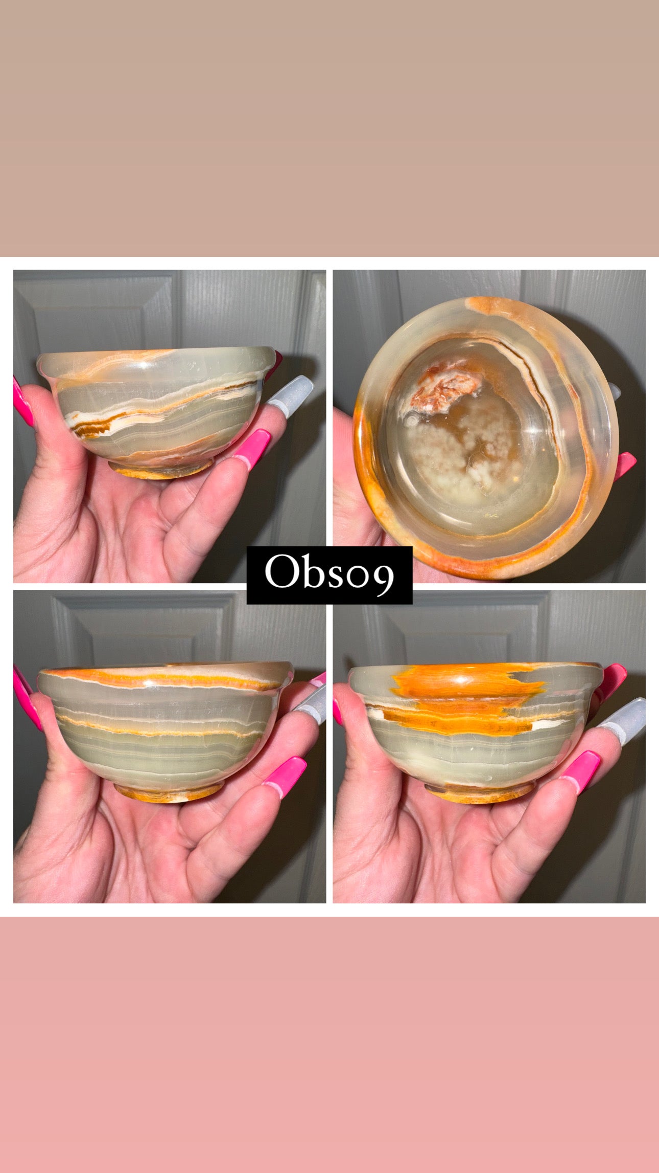 Banded Onyx Small Bowl