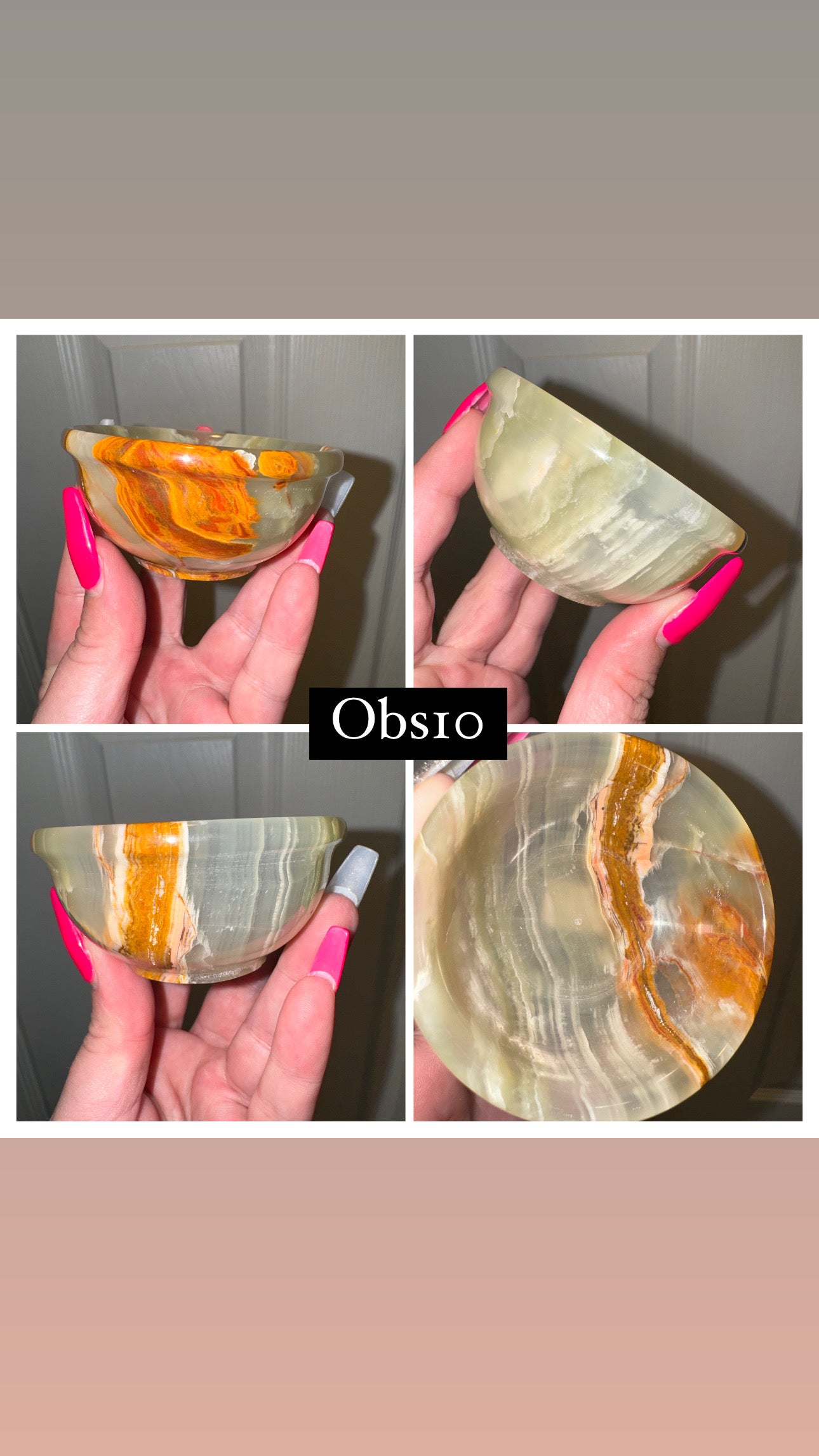 Banded Onyx Small Bowl