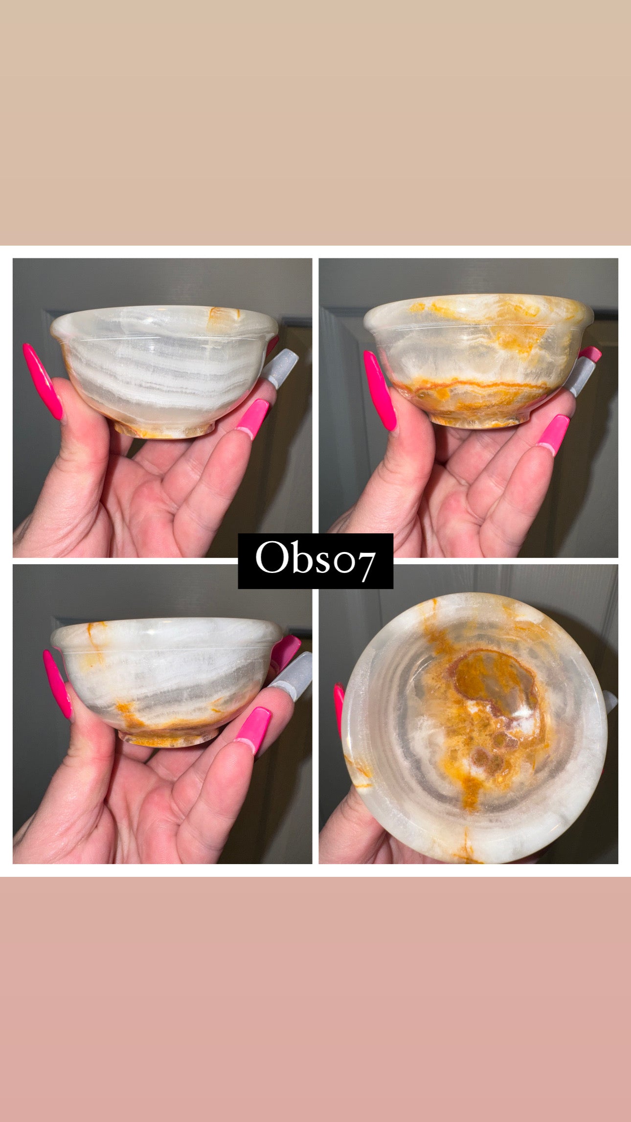 Banded Onyx Small Bowl