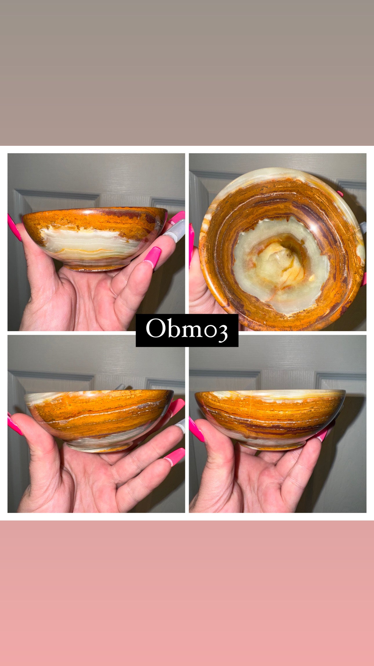 Banded Onyx Medium Bowl