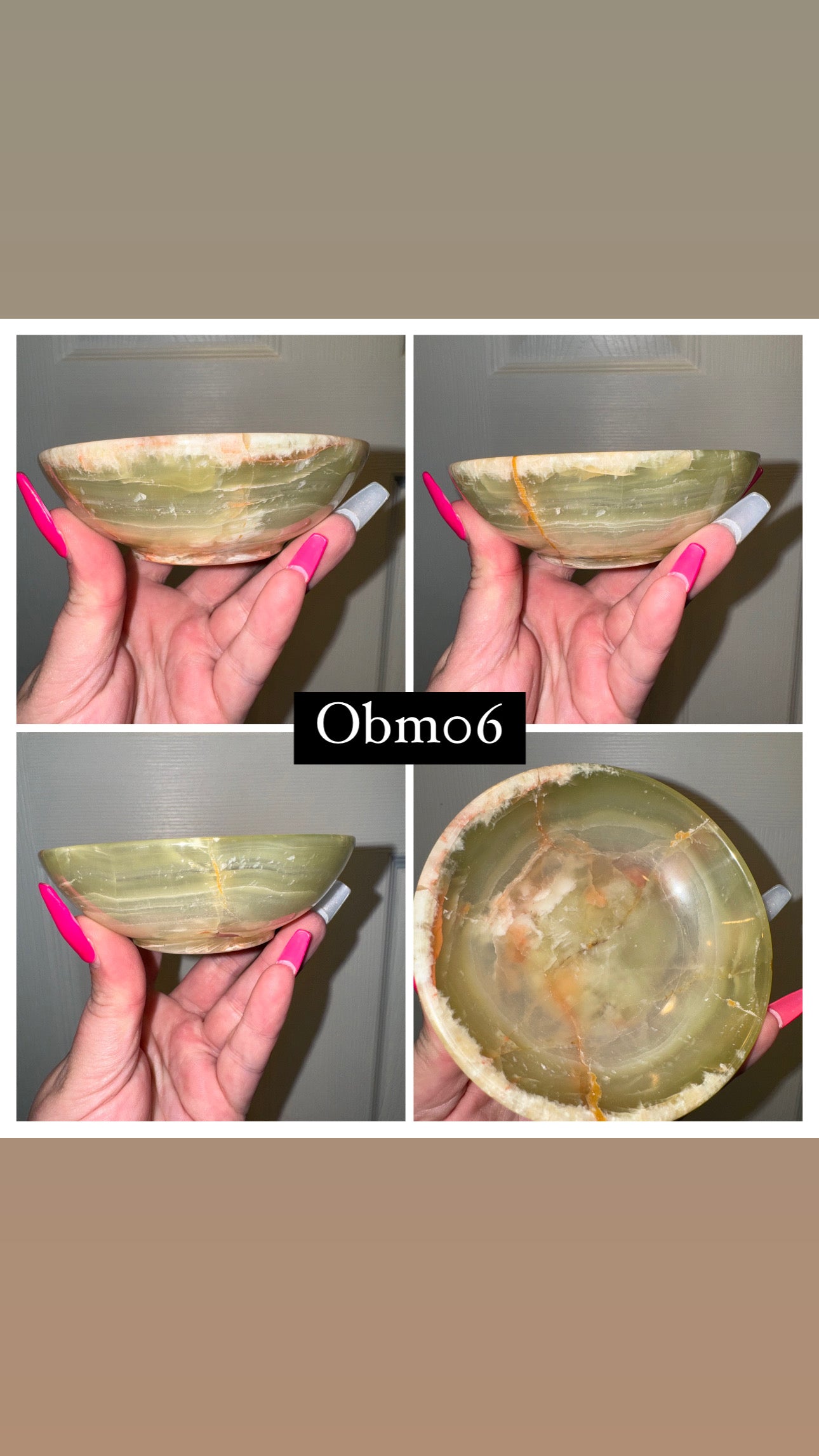 Banded Onyx Medium Bowl