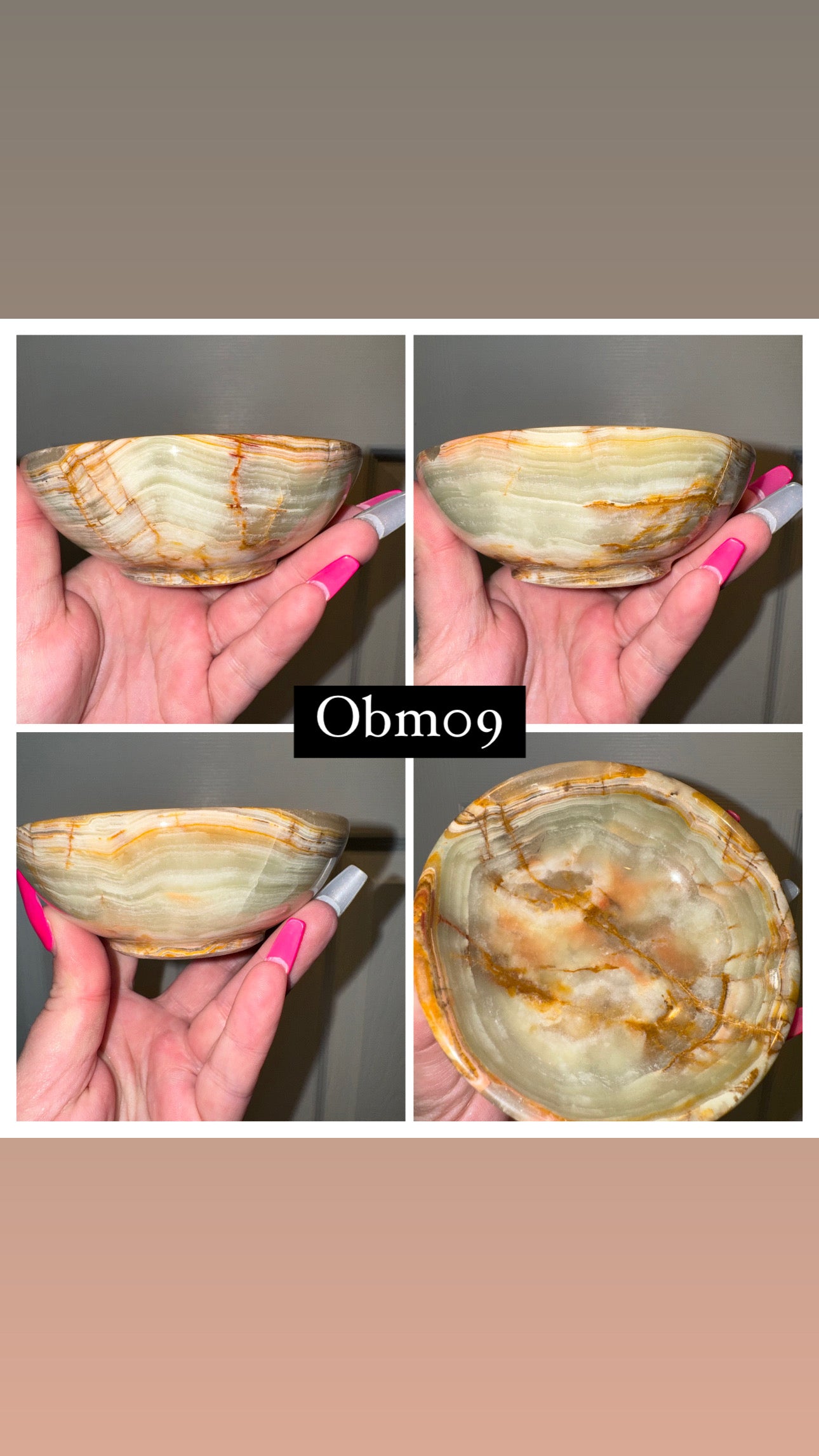 Banded Onyx Medium Bowl