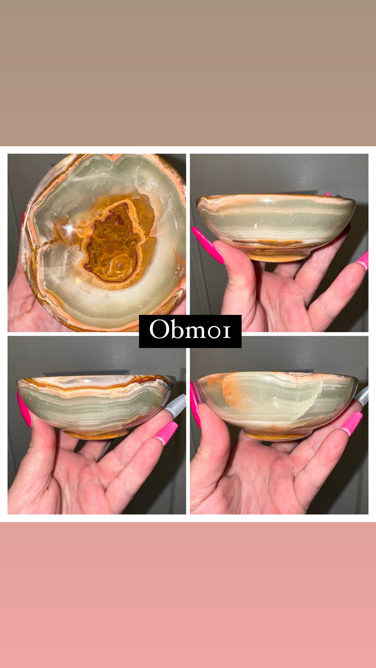 Banded Onyx Medium Bowl