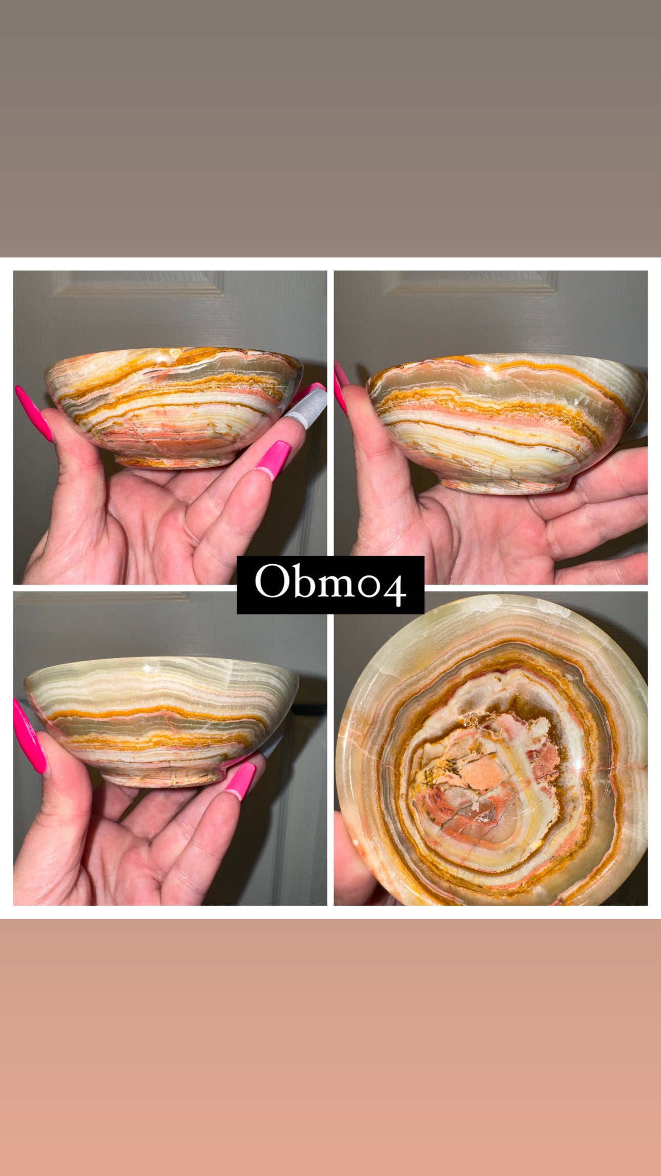 Banded Onyx Medium Bowl