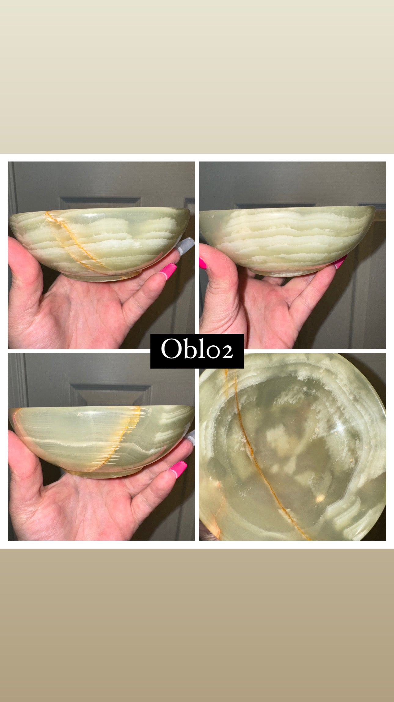 Banded Onyx Large Bowl