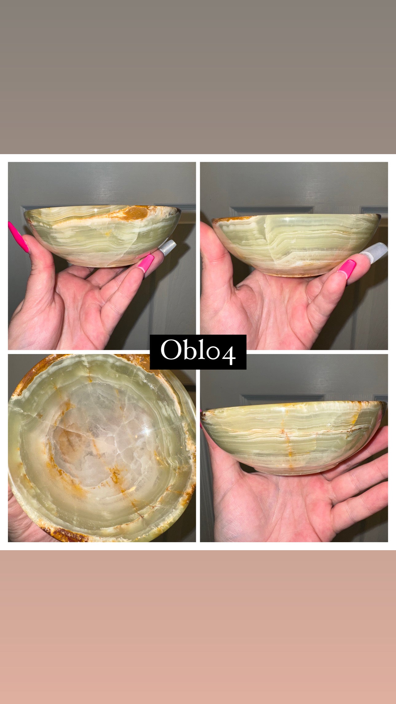 Banded Onyx Large Bowl