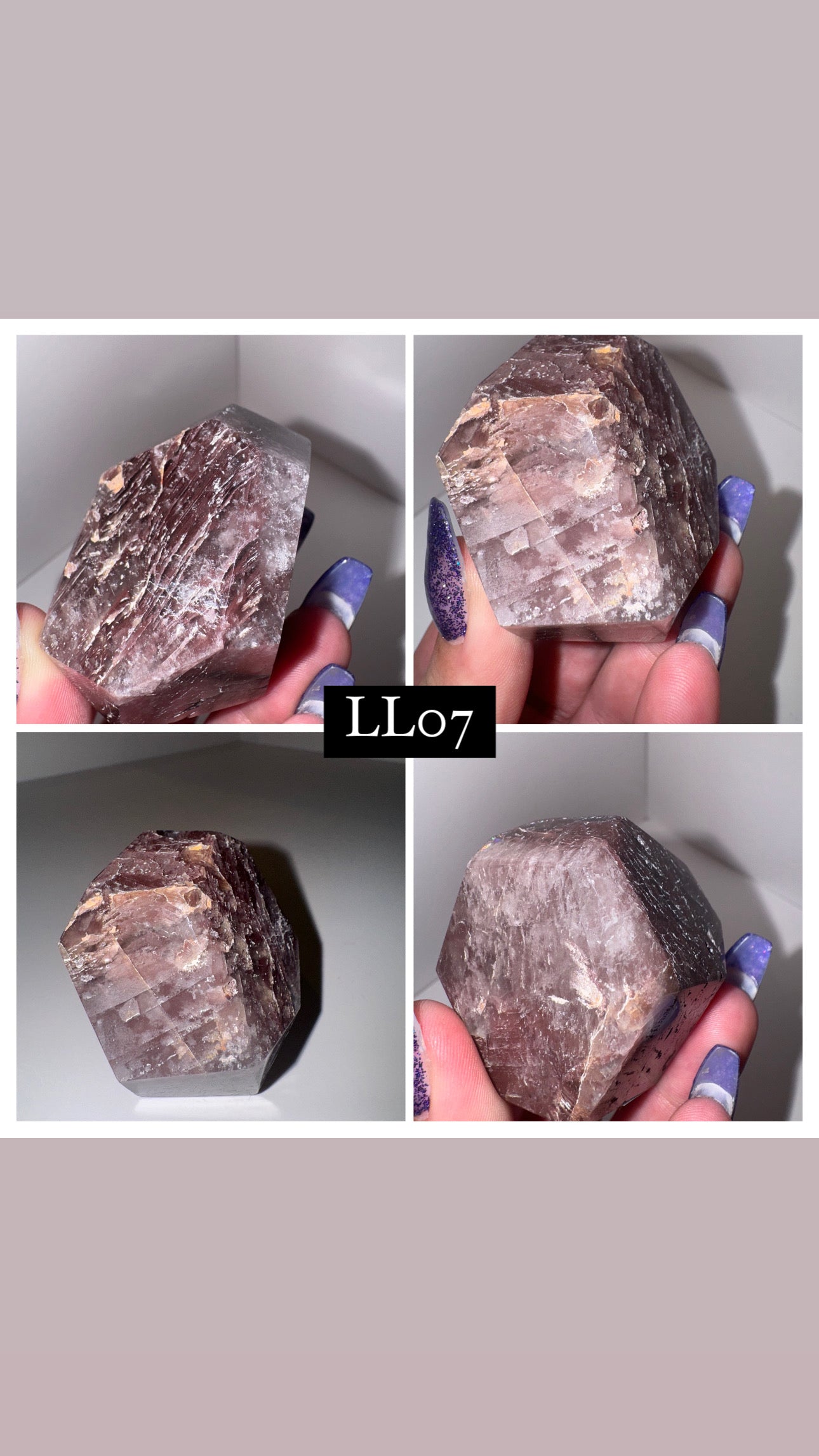 Pink Lithium Thousand Layer Lodalite Tower