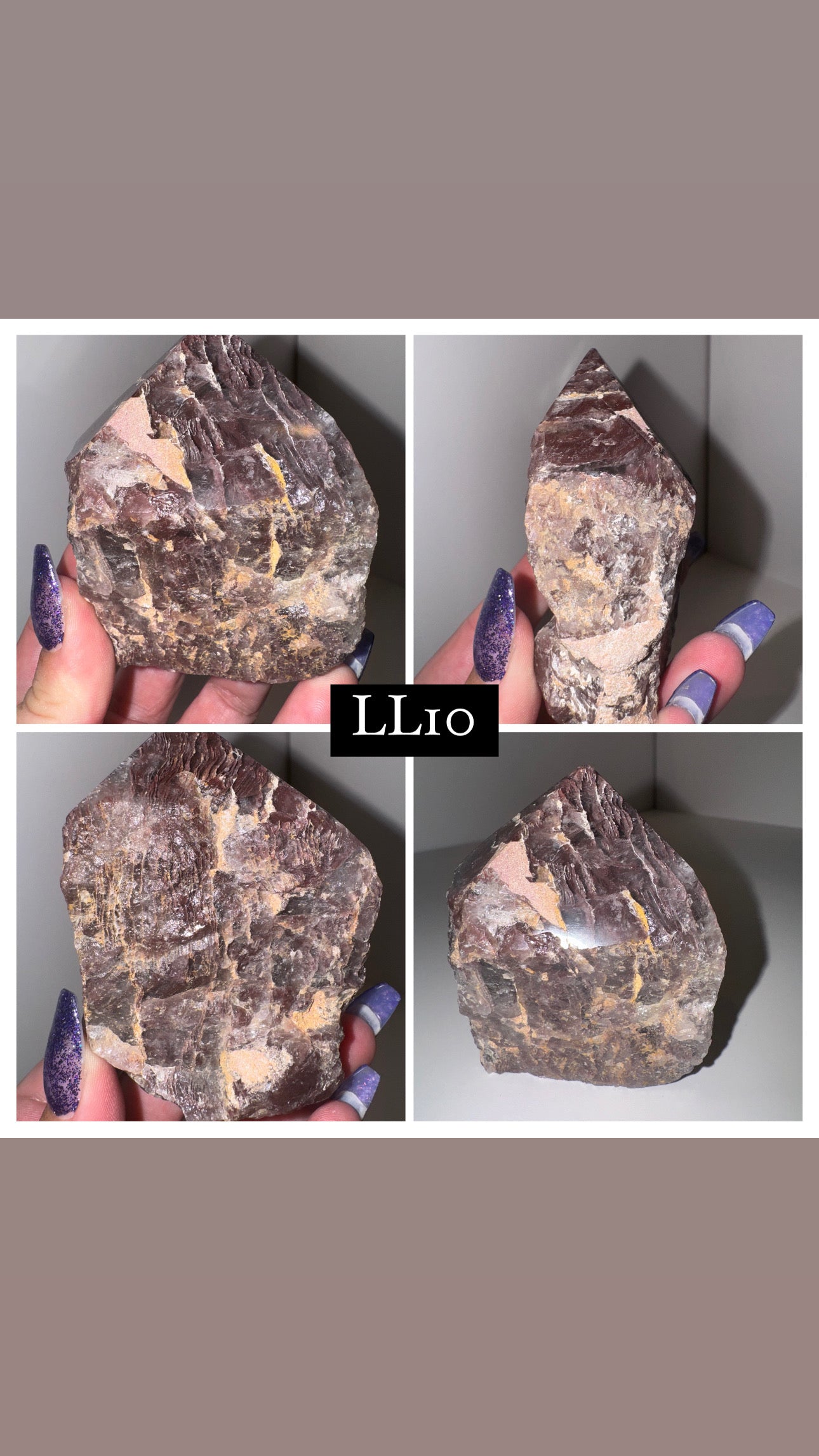 Pink Lithium Thousand Layer Lodalite Tower