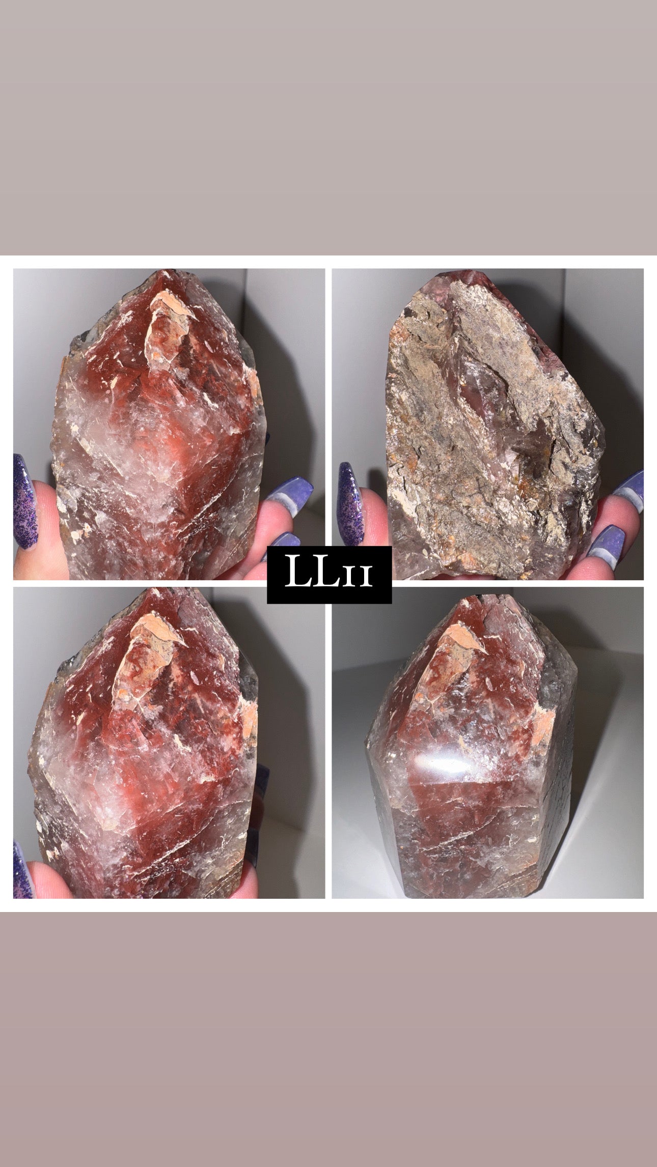 Pink Lithium Thousand Layer Lodalite Tower