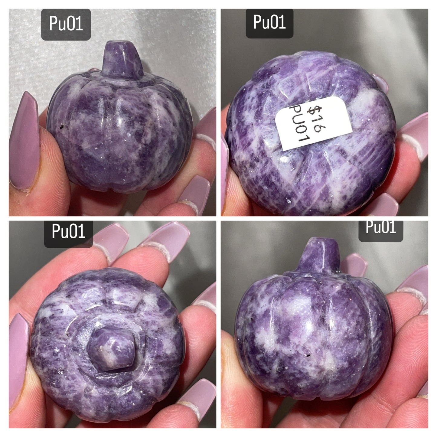 Lepidolite Pumpkin (only 2 left!)