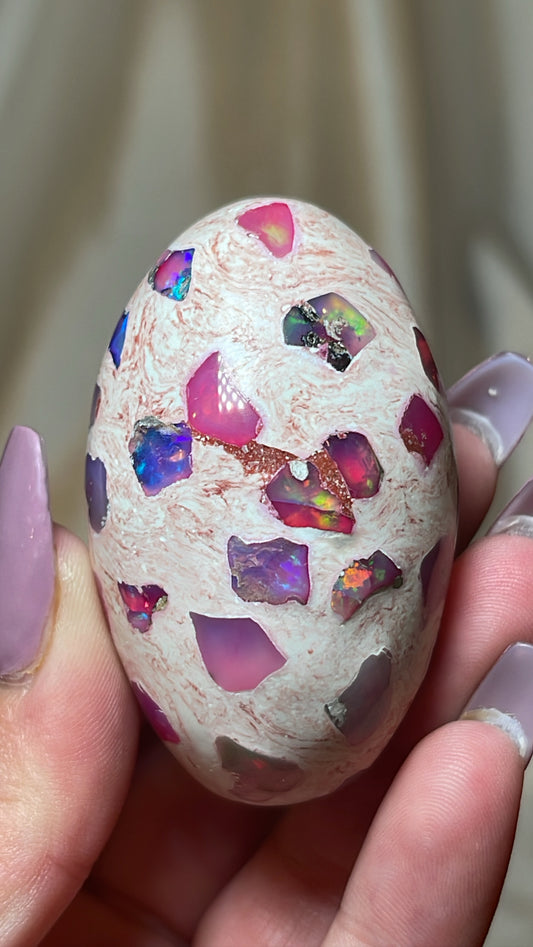 Mexican Fire Opal AAA Egg