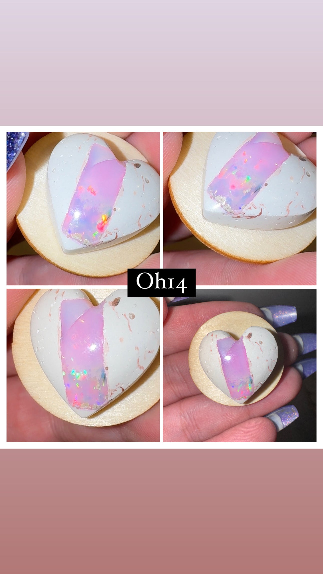 Mexican Fire Opal AAA Heart