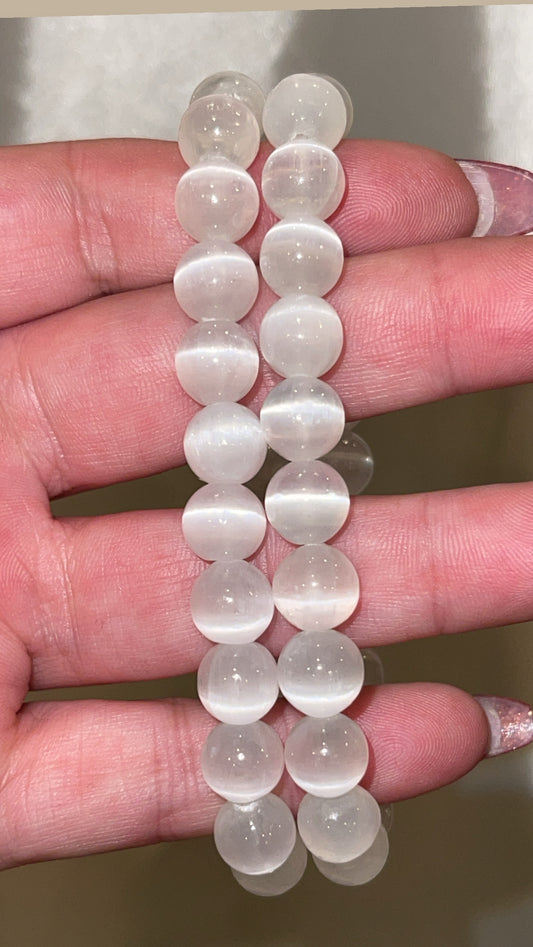 Selenite Bracelet 8mm